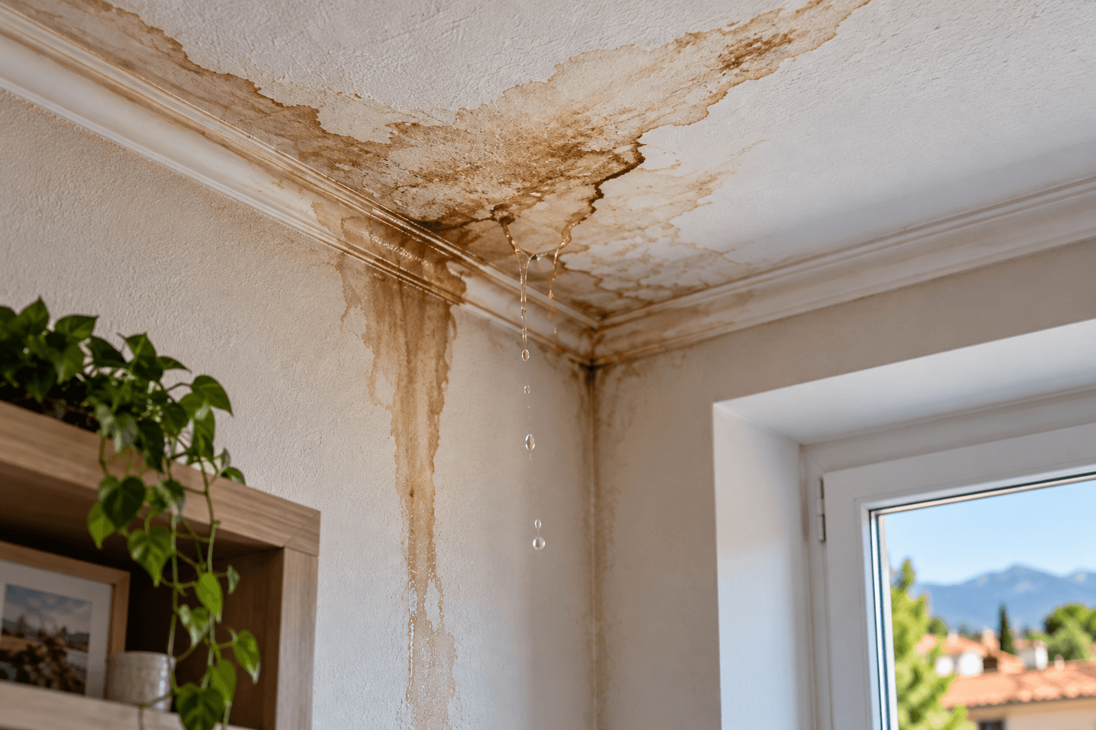 Fuite de toiture : comment trouver l’origine et que faire ?